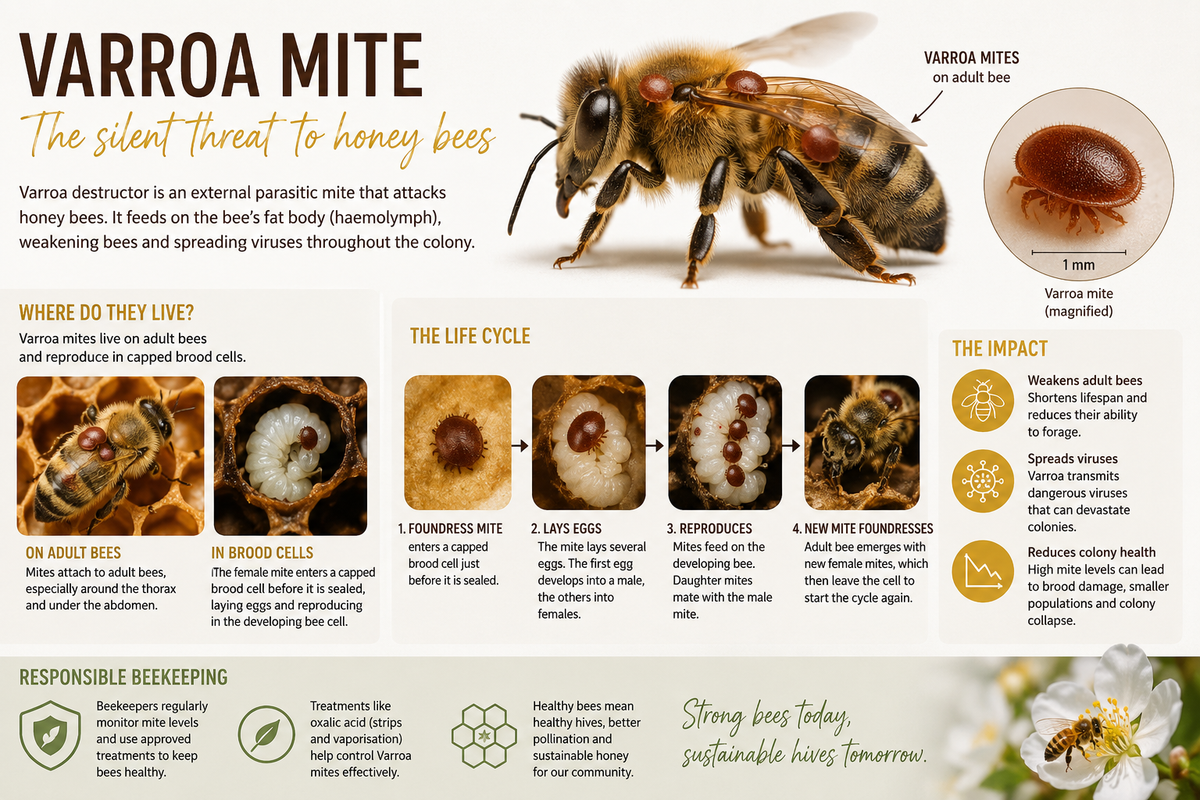 Protecting Our Bees: How We Manage Varroa Mites