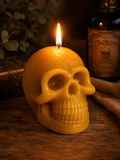 Skull Beeswax Candle