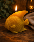 Fish Beeswax Candle