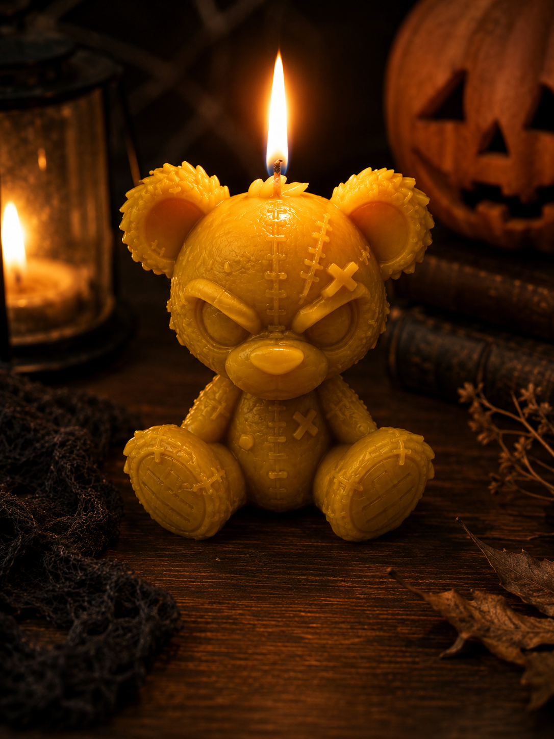 Halloween Mouse Beeswax Candle