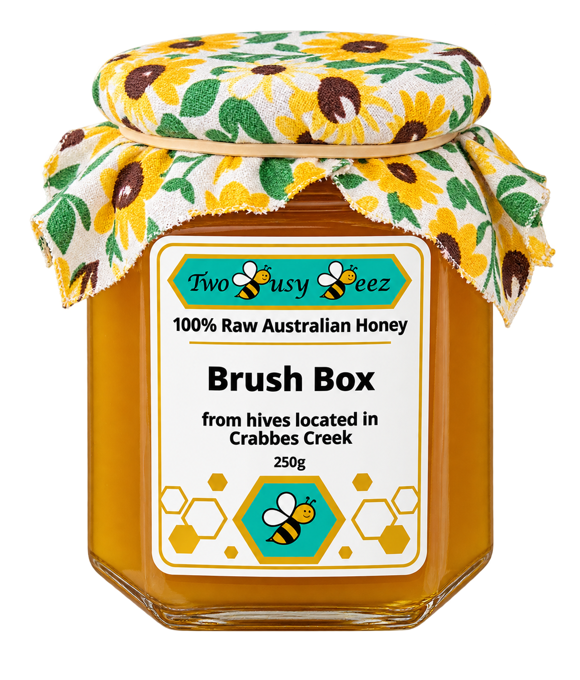 Brush Box Raw Honey Gift Jar (250g)