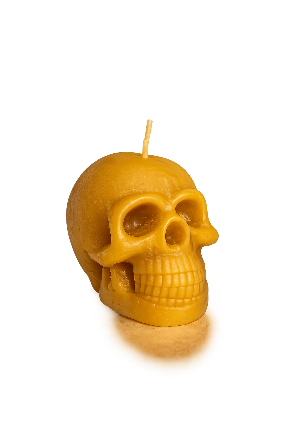 Skull Beeswax Candle
