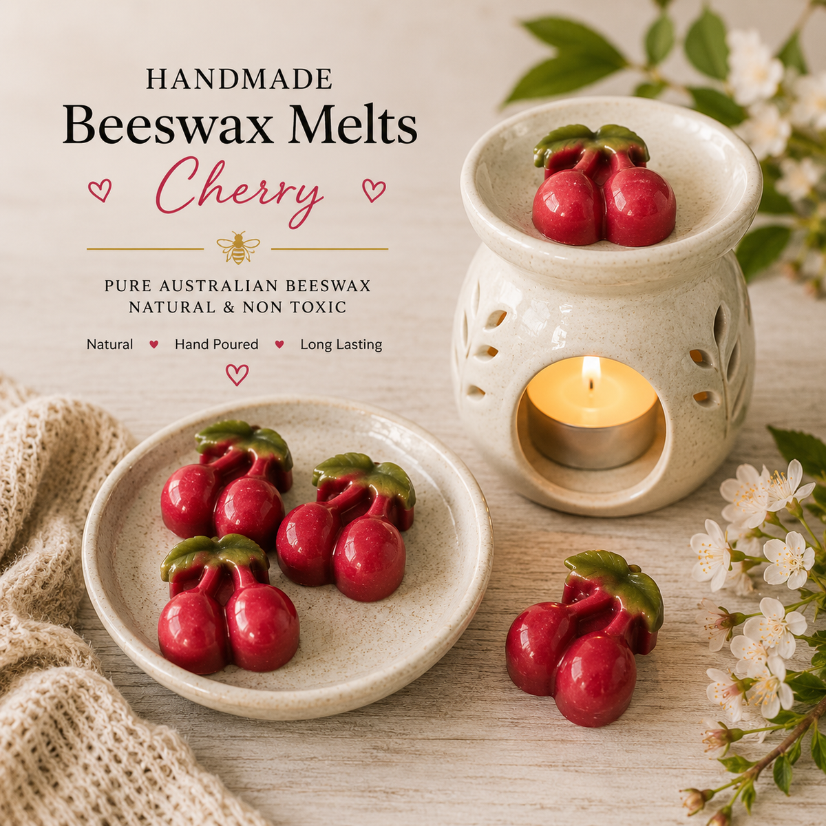 Cherry Beeswax Melts