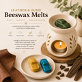 Leather &amp; Oudh Beeswax Melts