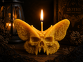 Death's-Head Moth Beeswax Candl