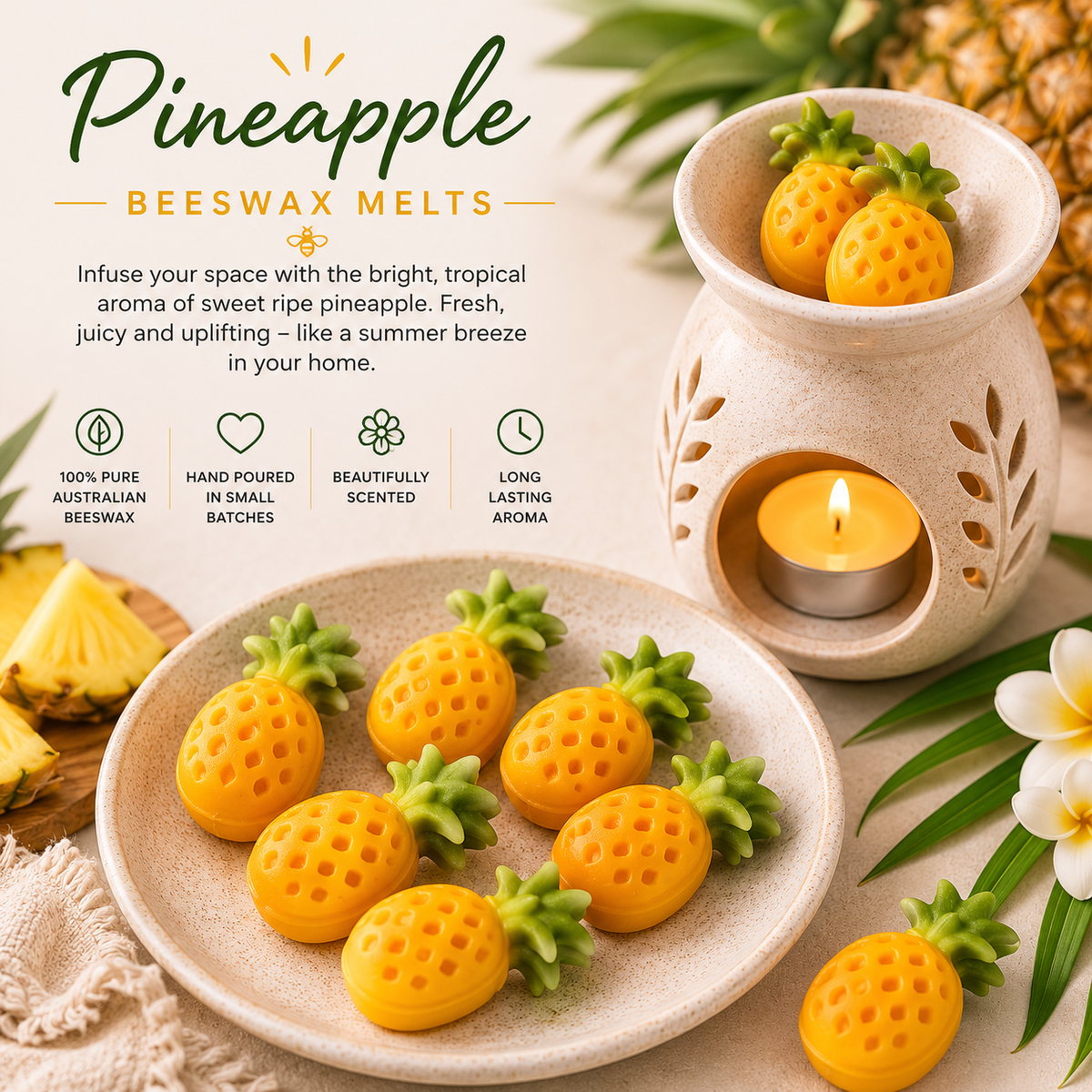 Pineapple Beeswax Melts