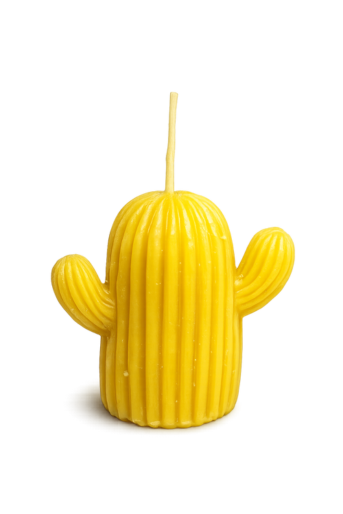 Cactus Beeswax Candle
