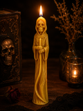 Grim Reaper Pillar Beeswax Candle