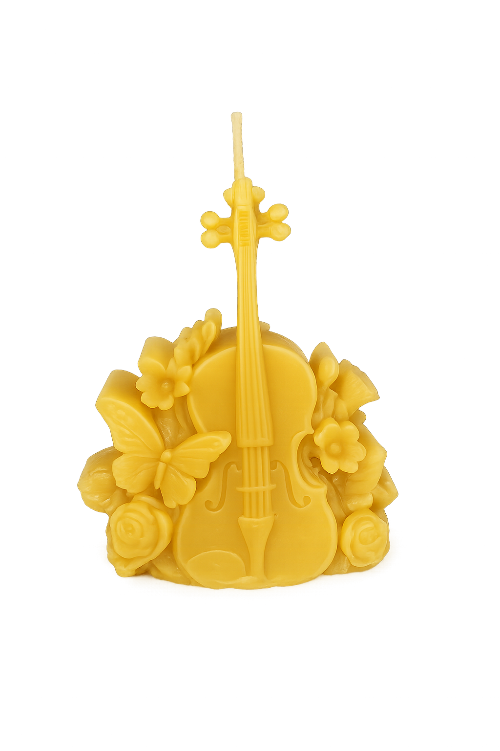 Violin Pure Beeswax Candle