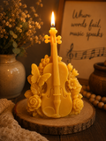 Violin Pure Beeswax Candle