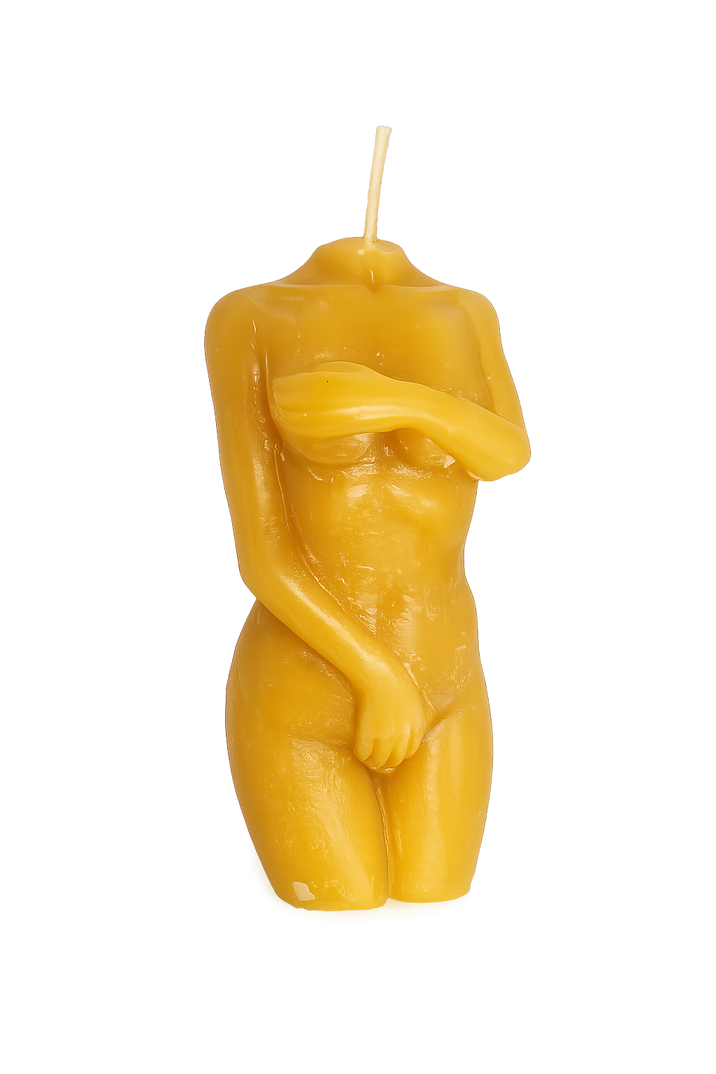 Female Form Pure Beeswax Candle