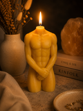 Male Form Pure Beeswax Candle