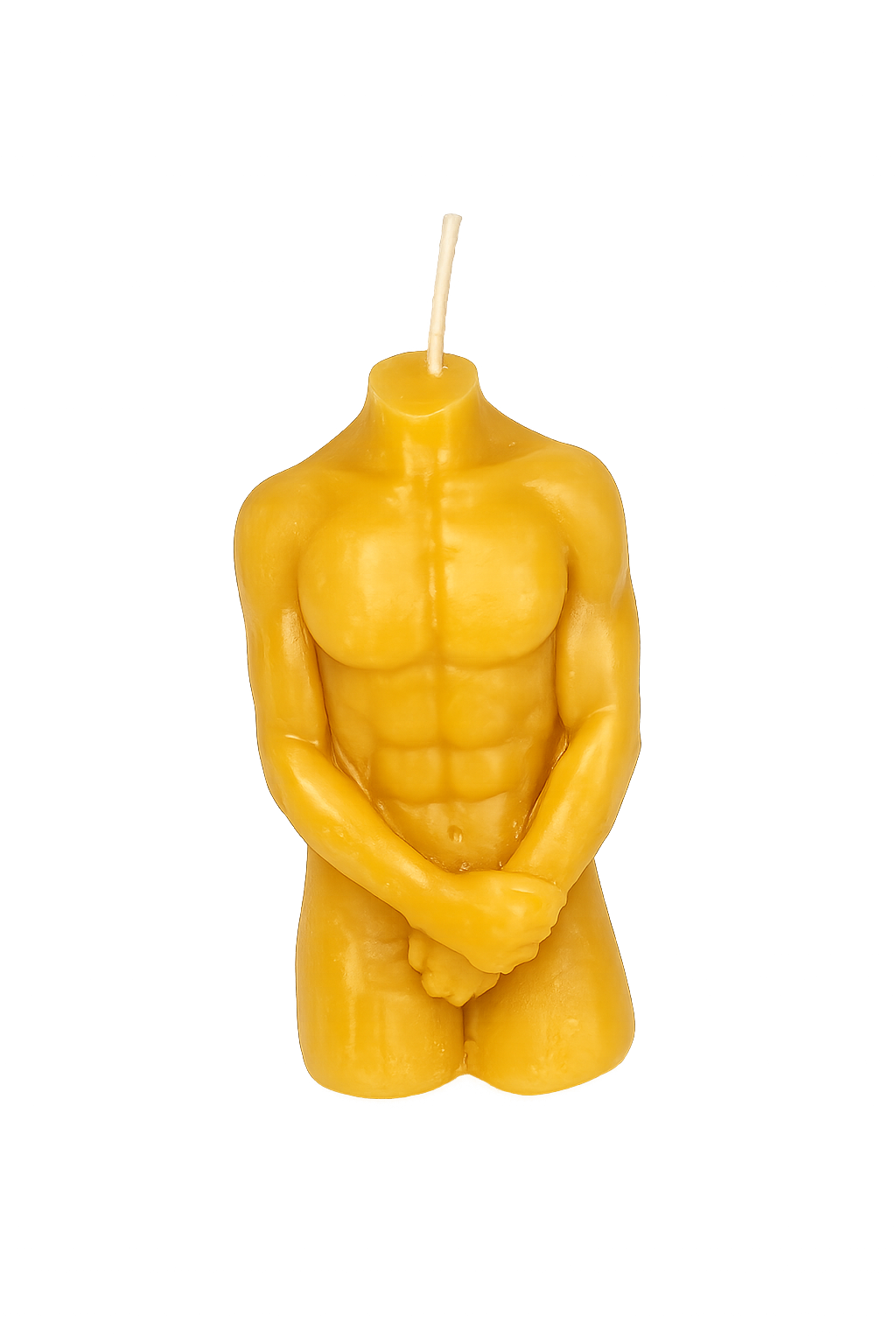 Male Form Pure Beeswax Candle