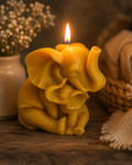 Elephant Beeswax Candle