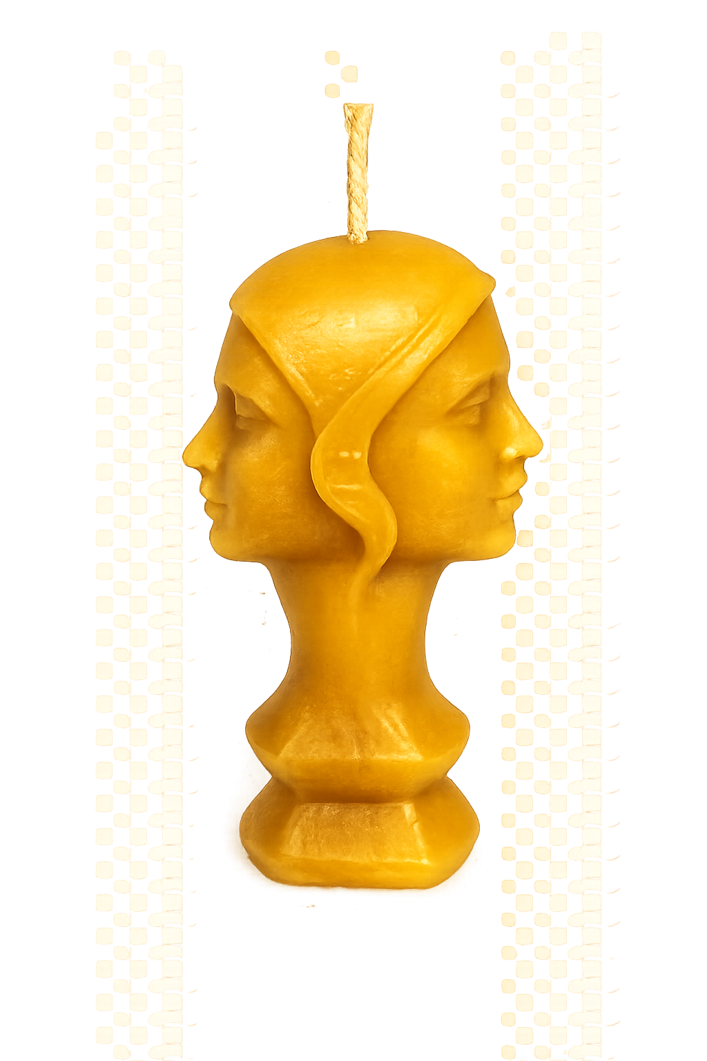 Gemini Beeswax Candle
