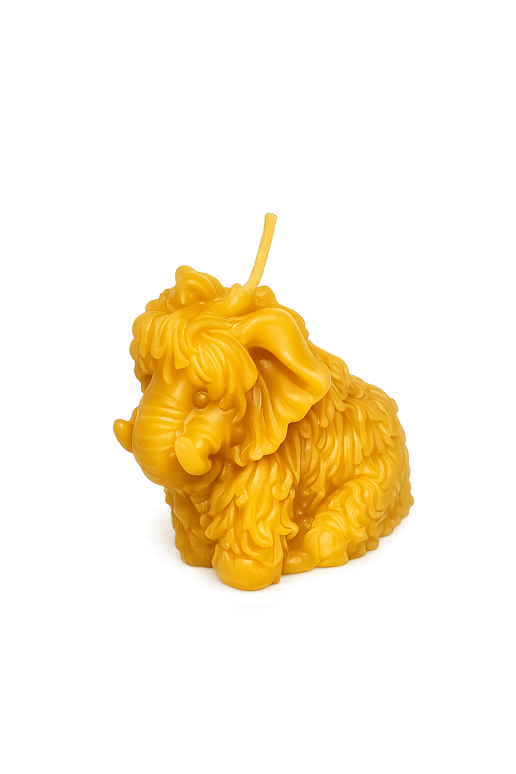 Wooly Mammoth Beeswax Candle