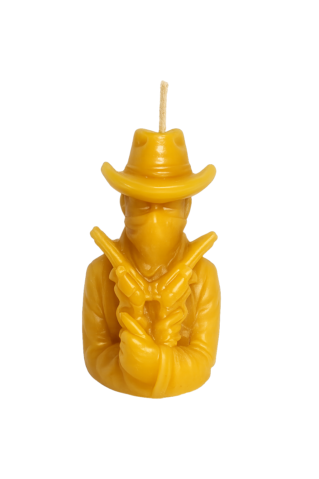 Outlaw Gunslinger Beeswax Candle